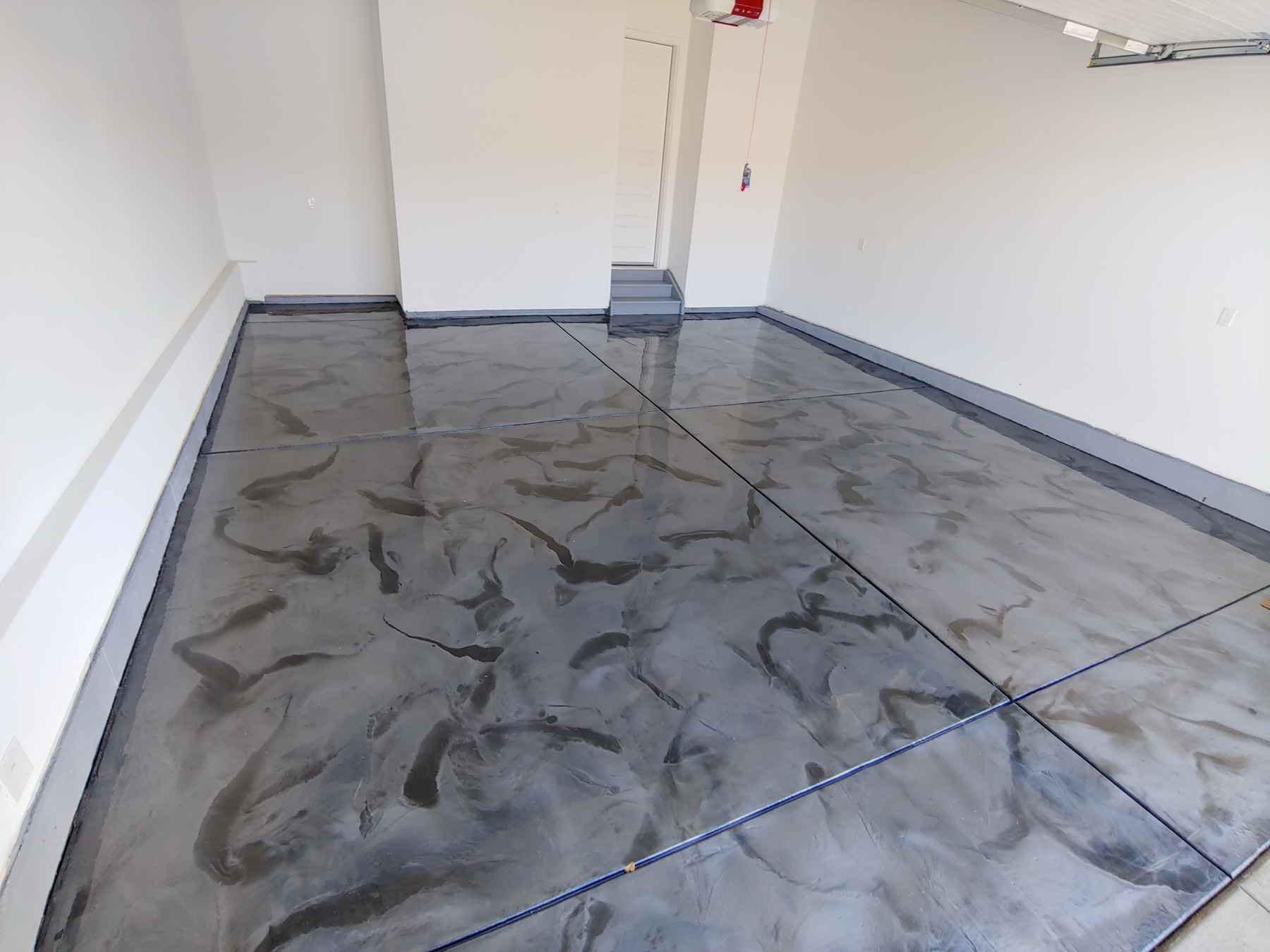 Metallic epoxy