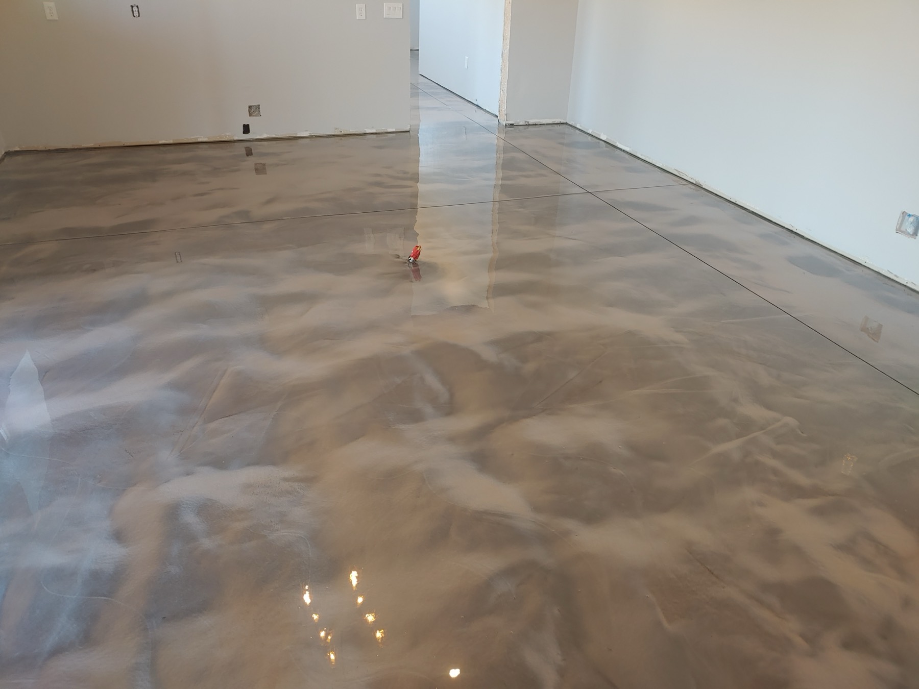 Metallic epoxy