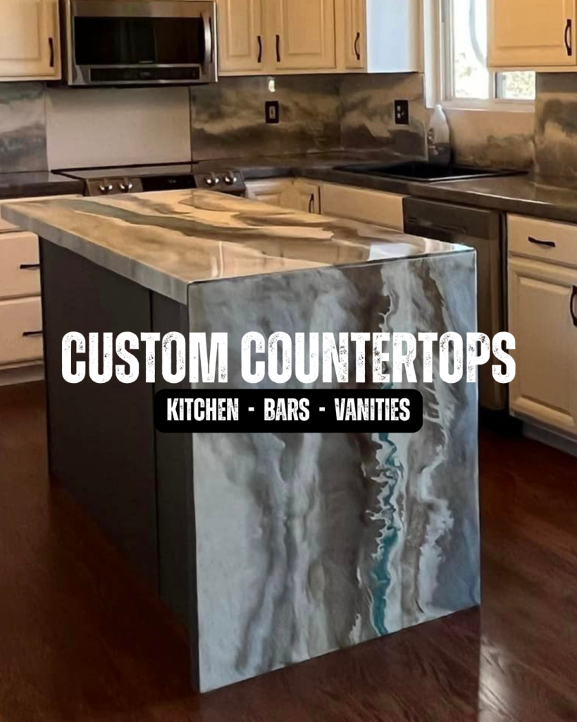 Metallic Epoxy Countertops
